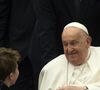 Une période de deuil de 9 jours est déclarée
Le pape François dirige l'audience générale hebdomadaire dans la salle Paul VI au Vatican le 12 février 2025.