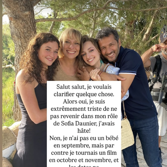 Emma Smet prend la parole sur Instagram le 20 décembre 2025. Photo : Instagram/Emma Smet