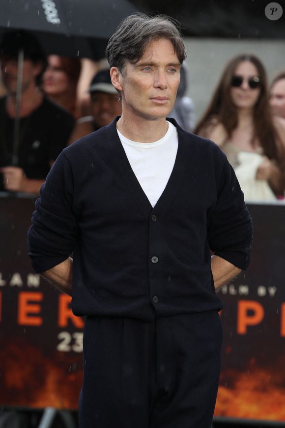 Cillian Murphy au photocall du film "Oppenheimer" sur Trafalger Square à Londres, Royaume Uni, le 12 juillet 2023. AGENCE / BESTIMAGE