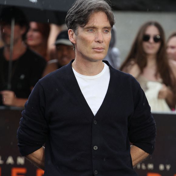 Cillian Murphy au photocall du film "Oppenheimer" sur Trafalger Square à Londres, Royaume Uni, le 12 juillet 2023. AGENCE / BESTIMAGE