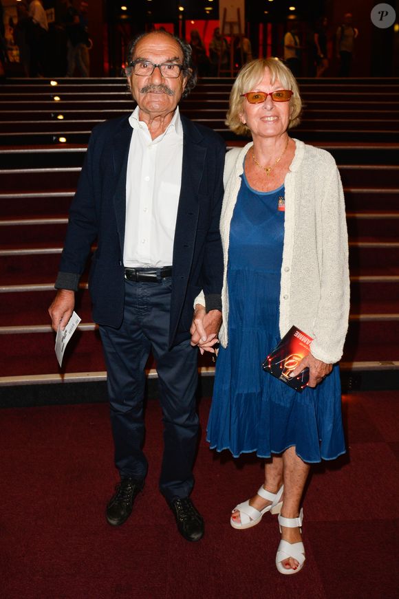 Semi-Exclusif - Gérard Hernandez et sa femme Micheline - ''Le Point Virgule fait l'Olympia'' fête son 10ème anniversaire à l'Olympia de Paris, le 10 juin 2017. © Guirec Coadic/Bestimage