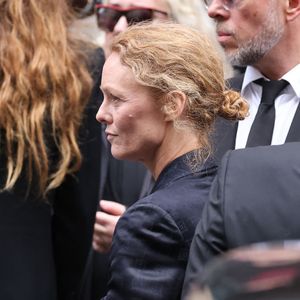 Vanessa Paradis - Sorties des célébrités aux obsèques de Jane Birkin en l'église Saint-Roch à Paris. Le 24 juillet 2023
© Jacovides-KD Niko / Bestimage