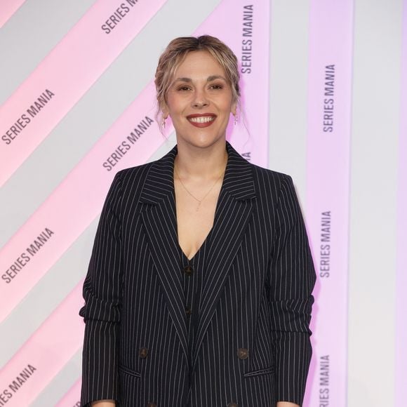 Alysson Paradis au photocall de la cérémonie de clôture du festival Series Mania à Lille le 28 mars 2025. © Stéphane Vansteenkiste / Bestimage