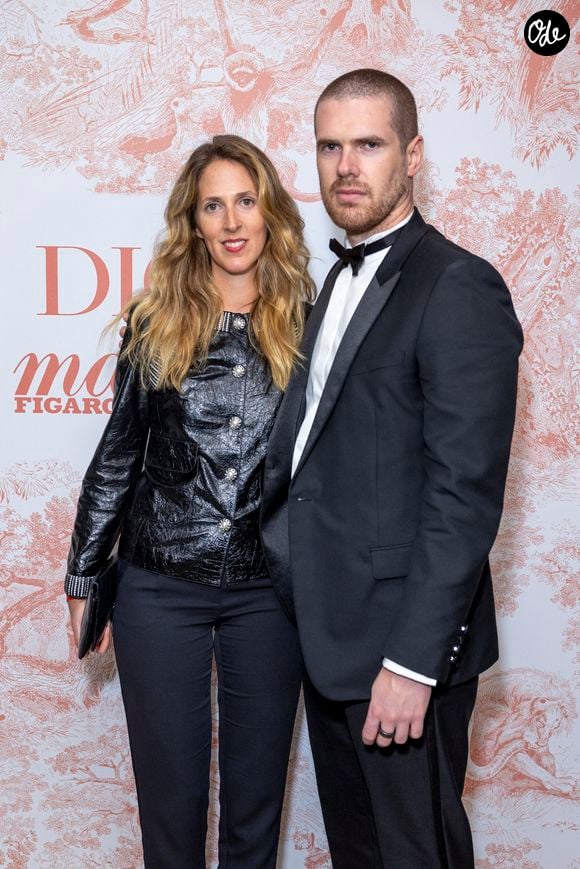Exclusif - Joy Desseigne Barrière et son frère Alexandre Barrière - Photocall du dîner Dior Madame Figaro à la "Terrasse by Albane" sur le rooftop de l'hôtel JW Marriott lors du 77ème Festival International du Film de Cannes le 15 mai 2024. © Olivier Borde/Bestimage