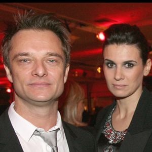 David Hallyday et sa femme Alexandra Pastor lors du dîner de gala de la mode contre le sida. Rindoff-Bellak / Bestimage