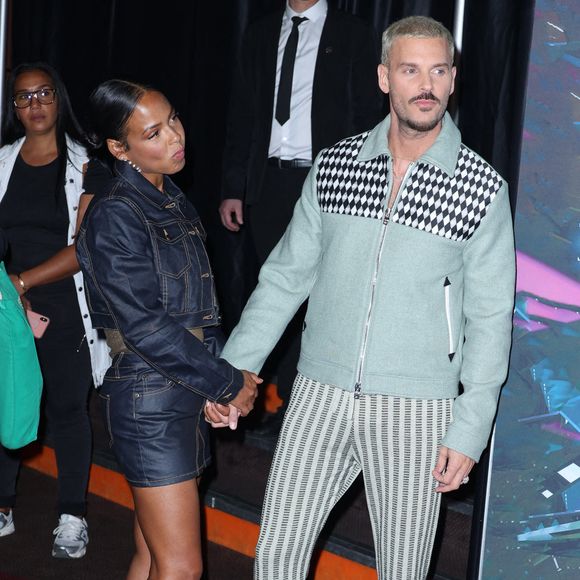 Christina Milian et M. Pokora assistent à la première de Les Trolls 3 au Gaumont Marignan à Paris, France, le 11 octobre 2023. Photo par Jerome Domine/ABACAPRESS.COM