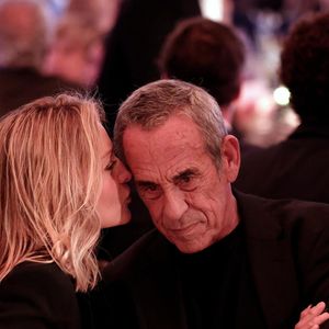 Audrey Crespo-Mara et Thierry Ardisson - Soirée de gala "Heroes for Imagine" qui a permis de récolter dix millions d'euros au profit de la recherche contre les maladies génétiques à Paris le 23 septembre 2024.
© Dominique Jacovides / Bestimage