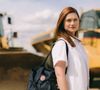 Elle partage sa vie avec Andrew Lococo, rencontré en 2020 et épousé en mars 2022.

La comédienne Bonnie Wright ("Harry Potter") pose pour la nouvelle campagne de pub de Prada, vantant sa gamme de sacs en nylon. Milan. 1er juillet 2019
Prada via Bestimage