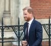 Le frère de William avait contesté plusieurs fois cette décision,
Le prince Harry, duc de Sussex à l'issue du 2ème jour de son appel de la décision de la Haute Cour à propos de son droit à des gardes du corps armés payés par le contribuable, le 9 avril 2025.
