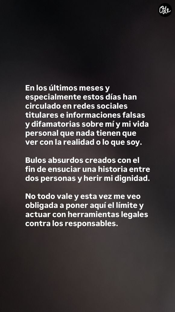 Extrait du compte Instagram d'Ester Exposito.