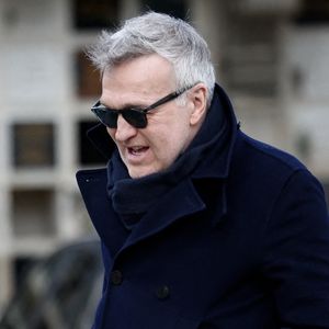 Laurent Ruquier - Obsèques d’Isabelle Mergault à la Coupole du Père-Lachaise à Paris le 30 mars 2026. © Cyril Moreau - Dominique Jacovides / Bestimage