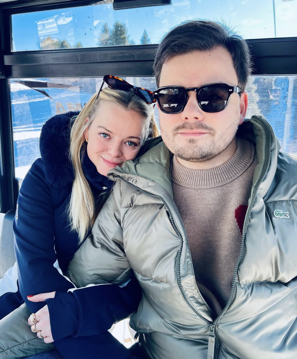 Gauthier Le Bret (CNews) avec sa femme Eloïse sur Instagram.