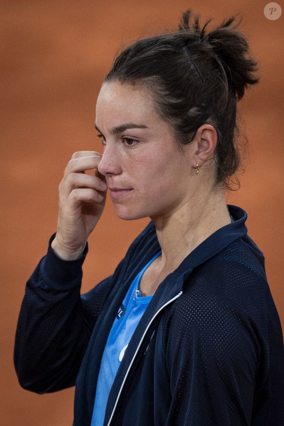 La française Loïs Boisson remporte le quart de finale face à M.Andreeva lors des internationaux de France de Tennis de Roland Garros 2025 (Jour 11), à Paris, France, le 4 juin 2025. © Jacovides-Moreau/Bestimage