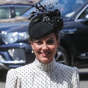 Kate Middleton lors d'un service d'action de grâce à l'occasion du 80e anniversaire du jour de la Victoire en Europe à l'abbaye de Westminster. © Backgrid UK/ Bestimage