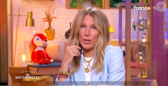 Agathe Lecaron surprise par son mari pour sa dernière dans "Les Maternelles"