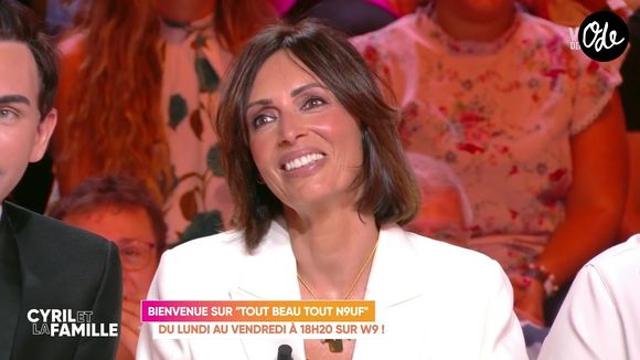 Géraldine Maillet lors de la première de la saison 2 de "Tout beau, tout neuf" ce lundi 31 août 2026.

Capture d'écran TBT9 / W9