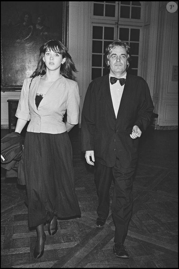Sophie Marceau et Andrej Zulawski à une soirée en 1988. © BERTRAND RINDOFF PETROFF / BESTIMAGE