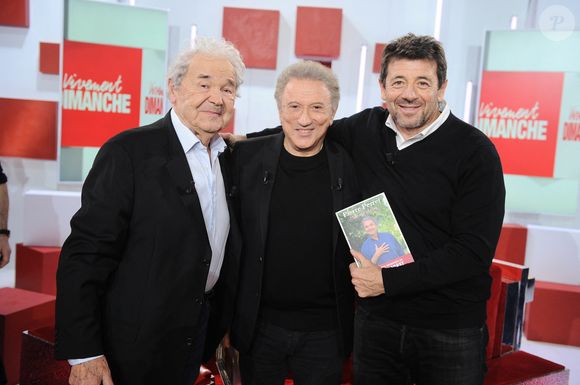Actuellement sur les planches avec la pièce "Deuxième partie" de Samuel Benchetrit, le chanteur partage l’affiche avec Stéphane Freiss et Marine Delterme dans une mise en scène signée Ladislas Chollat

Exclusif - Pierre Perret, Michel Drucker et Patrick Bruel lors de l'enregistrement de l'émission "Vivement dimanche" au studio Rive Gauche, présentée par M.Drucker avec une diffusion sur France 3 le 15 mars 2026, à Paris, France, le 4 mars 2026. © Guillaume Gaffiot/Bestimage