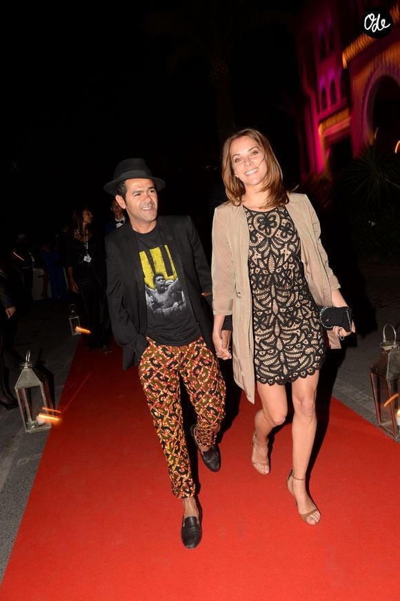 Exclusif - Jamel Debbouze et sa femme Melissa Theuriau au cocktail "Aftershow" dans le cadre du festival Marrakech du Rire 2016. Marrakech, le 4 juin 2016.
© Bellak Rachid/Bestimage