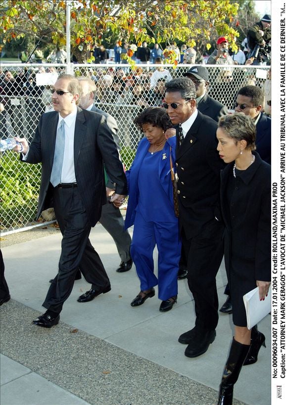 Tous trois ont été en procès contre leur grand -mère pour des soucis d'héritahe.
Katharine Jackson à LA en 2004. ©Bestimage