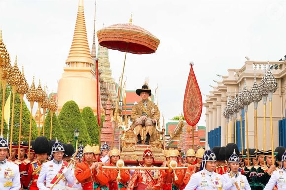Couronnement du roi Rama X à Bangkok en Thaïlande, le 4 mai 2019.