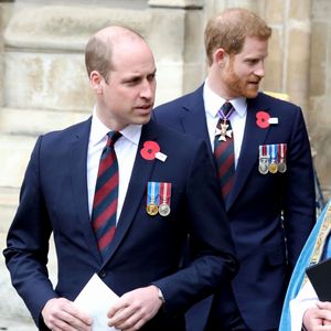 Cependant, le domaine familial d’Althorp, propriété des Spencer depuis cinq siècles, a été transmis à Louis Spencer, le fils cadet de Charles Spencer, en vertu de la primogéniture masculine. 

Le prince William, duc de Cambridge, et le prince Harry à la sortie de l'abbaye de Westminster pour le service commémoratif de L'ANZAC Day à Londres. Le 25 avril 2018 Backgrid UK/ Bestimage