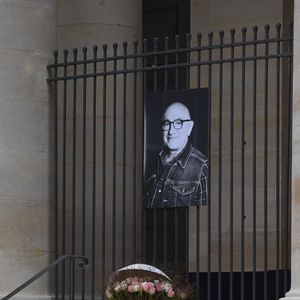 Cérémonie funéraire de l'acteur français Michel Blanc à l'église Saint Eustache à Paris, France, le 10 octobre 2024. Photo par Franck Castel/Abaca