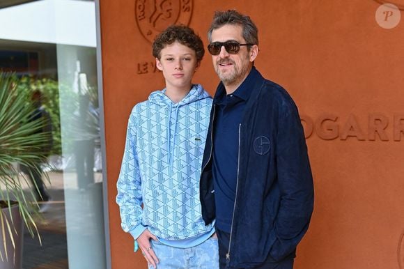 French Open - Les VIP au Village
 Marcel Canet et Guillaume Canet posent au Village pendant les Internationaux de France à Roland Garros le 08 juin 2025 à Paris, France. Photo by Franck Castel/ABACAPRESS.COM