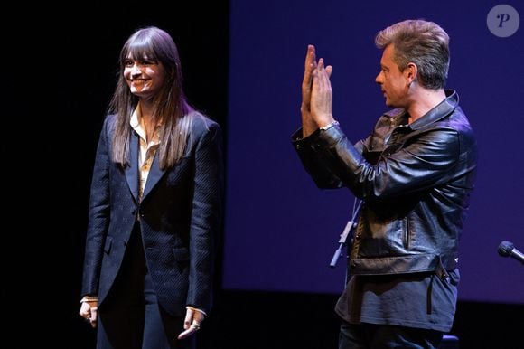 Clara Luciani participe à la Masterclass "Conversation autour de la musique et de l'image" avec Benjamin Biolay lors du 13ème Festival du Film Francophone d'Angoulême le 31 août 2020 à Angoulême, France. Photo David Niviere/ABACAPRESS.COM