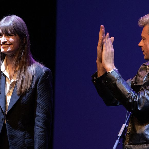 Clara Luciani participe à la Masterclass "Conversation autour de la musique et de l'image" avec Benjamin Biolay lors du 13ème Festival du Film Francophone d'Angoulême le 31 août 2020 à Angoulême, France. Photo David Niviere/ABACAPRESS.COM