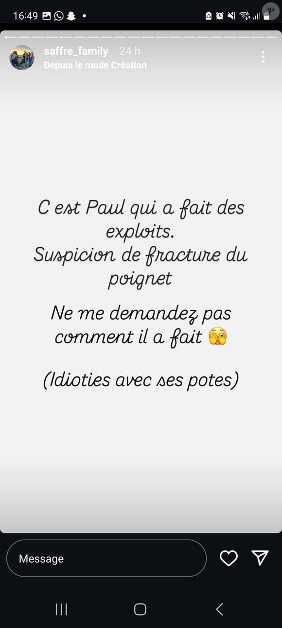 Paul, le fils de Céline Saffré de "Familles nombreuses" hospitalisé et opéré le 16 février 2025