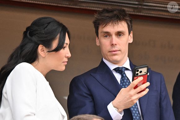 Louis Ducruet et sa femme Marie - La famille princière assiste à la finale du Rolex Monte-Carlo Masters au Monte-Carlo Country Club de Monaco le 12 avril 2026

© Bruno Bebert / Bestimage