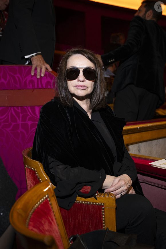 Exclusif - Béatrice Dalle - Personnalités au "concerto pour la paix" de Omar Harfouch au théâtre des Champs-Elysées à Paris le 18 septembre 2024.
© Perusseau / Tribeca / Bestimage