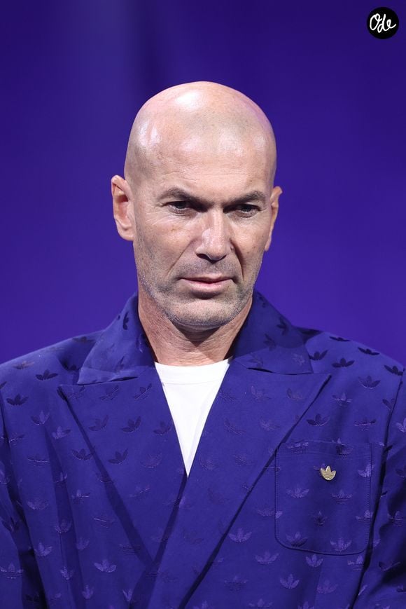 Zinédine Zidane – Présentation du jeu EA Sports FC 25 au Pabellón Satélite à Madrid (Espagne), le 26 septembre 2024.
© Dennis Agyeman / AFP7 via ZUMA Press Wire.