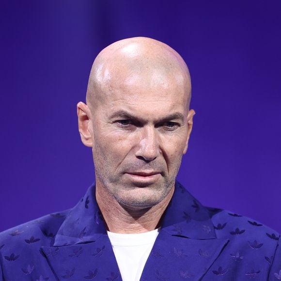 Zinédine Zidane – Présentation du jeu EA Sports FC 25 au Pabellón Satélite à Madrid (Espagne), le 26 septembre 2024.
© Dennis Agyeman / AFP7 via ZUMA Press Wire.