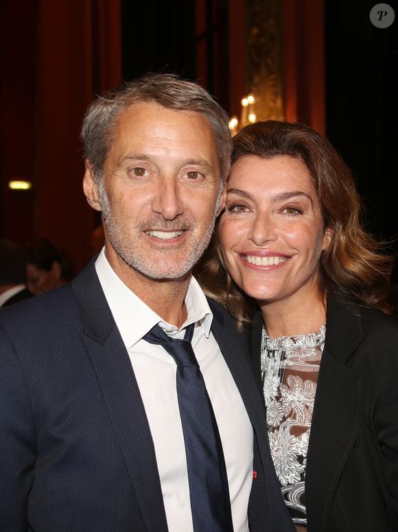 Antoine de Caunes et sa femme Daphné Roulier - Dîner d'ouverture au Casino de Deauville du 42ème Festival du cinéma Américain de Deauville après la projection du film d'ouverture 'Infiltrator' à Deauville, le 2 Septembre 2016.© Denis Guignebourg/Bestimage