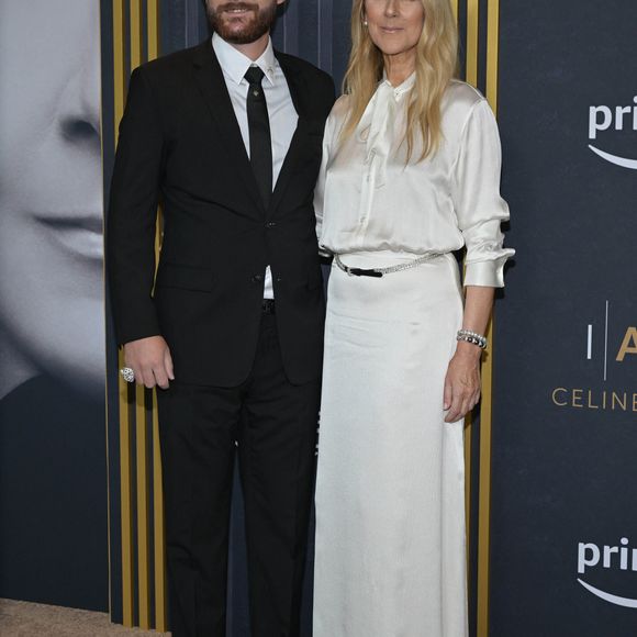 Celine Dion et son fils René-Charles Angélil à la projection du documentaire "I am : Celine Dion" à New York le 17 juin 2024.