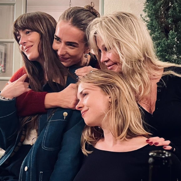 Melanie Griffith et ses filles. - Capture Instagram