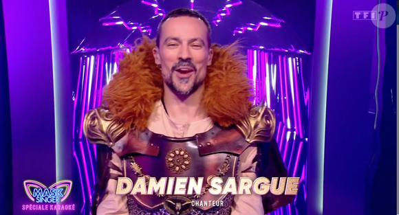 Le 13 juin, le Bison s'est démasqué et c'était bien Damien Sargue !

Damien Sargue était le Bison dans "Mask Singer", capture d'écran TF1