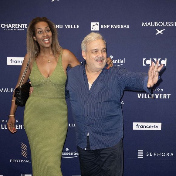 Didier Bourdon et son épouse assistent à la cérémonie d'ouverture du 17ème Festival du Film Francophone d'Angoulême, le 27 août 2024 à Angoulême, France. Photo by David NIVIERE/ABACAPRESS.COM