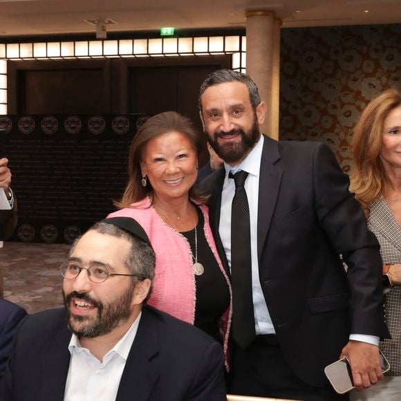 Exclusif - Benjamin Patou, Joachim Cohen, Jeanne d’Hauteserre, Yaël Gabison, Cyril Hanouna au déjeuner du Chinese Business Club, avec C.Hanouna comme invité d’honneur, à Paris, France, le 19 juin 2025. © Jack Tribeca/Bestimage