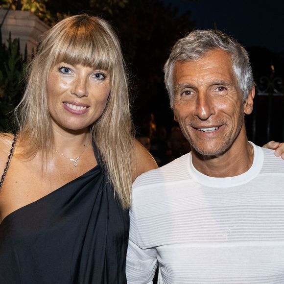 Exclusif - Mélanie Page et son mari Nagui avant le concert "Depardieu Chante Barbara" au Festival de Ramatuelle, France, le 11 août 2019. © Cyril Bruneau/Festival de Ramatuelle/Bestimage