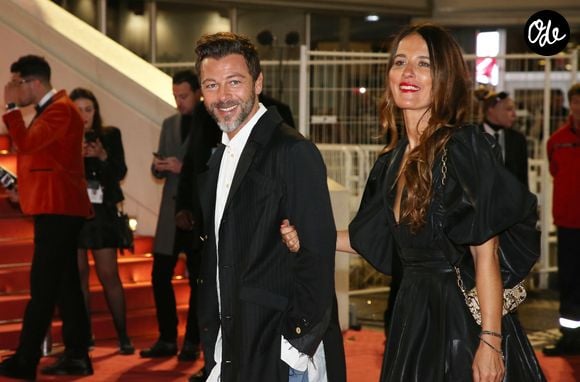 Christophe Maé et sa femme Nadège Sarron lors de la 21ème édition des NRJ Music Awards au Palais des festivals à Cannes le 9 novembre 2019. Crédit Dominique Jacovides/Bestimage