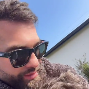 Kendji Girac et sa fille Eva Alba le 8 mars 2026 sur Snapchat