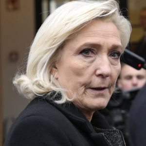 Marine Le Pen (Présidente du Rassemblement National) photographiée avant la réunion du Conseil européen. © Didier Lebrun/Photonews/Bestimage