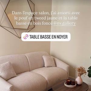 Le résultat final séduit par son élégance chaleureuse et ses inspirations très tendance. Un aménagement qu'elle doit à Casanea Interior Design, spécialisé dans l'architecture d'intérieur

Capture Instagram - Marine Lorphelin