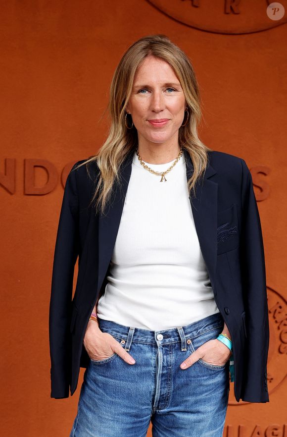 - Agathe Lecaron au village lors des Internationaux de France de Tennis de Roland Garros 2025, à Paris, France, le 4 Juin 2025. © Jacovides-Moreau/Bestimage