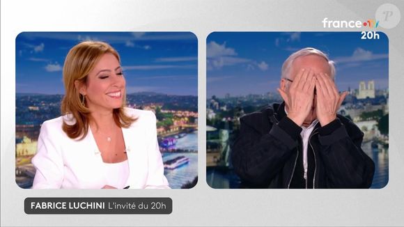Fabrice Luchini a été repris en direct par Léa Salamé. Capture d'écran France 2