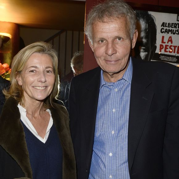 Claire Chazal et Patrick Poivre d'Arvor - Première de la pièce "Garde Alternée" au théâtre des Mathurins à Paris, le 19 février 2016. © Guirec Coadic/Bestimage