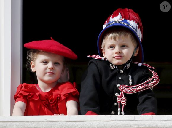 La princesse Gabriella et le prince Jacques - La famille princière de Monaco lors de la Fête nationale monégasque à Monaco. Le 19 novembre 2019
© Dylan Meiffret / Nice Matin / Bestimage